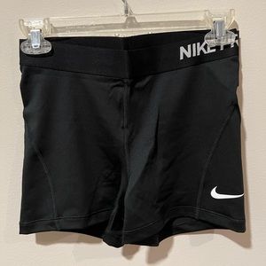 Nike Women’s Black Pro Spandex/Compression Shorts | Workout, Tennis, Pickleball